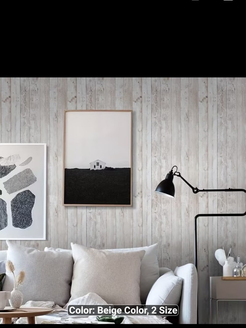 New 2 Rolls Mottled Wood Grain Peel and Stick Wallpaper #1469-1096